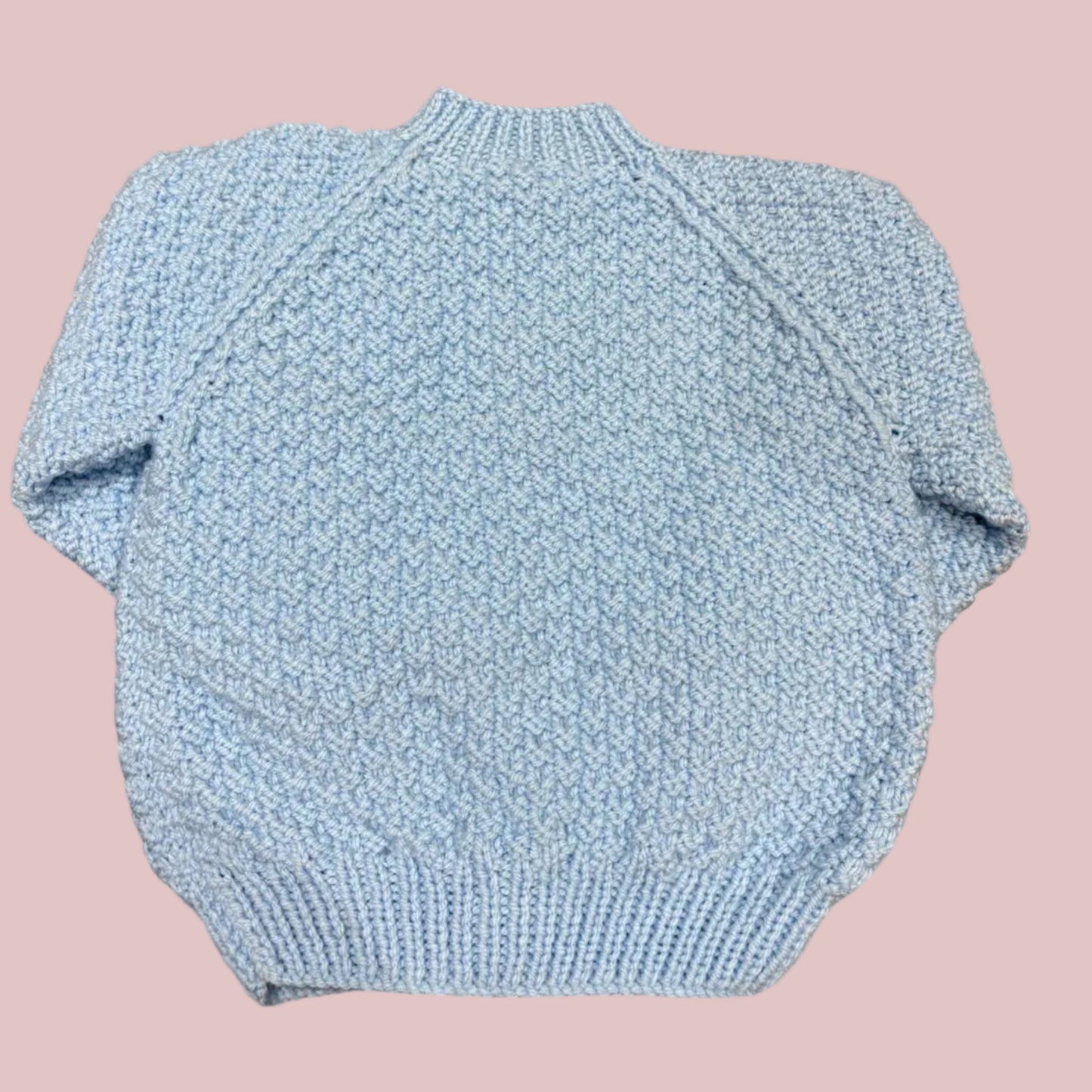 Blue Boys Cable Knit Cardigan
